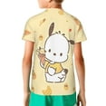 thumbnail image 3 of Sanrio Pochacco Kids T-Shirt 3d Printed Graphic T-Shirts Boys And Girls Short Sleeve Shirts For Youth Kids X-Small, 3 of 6