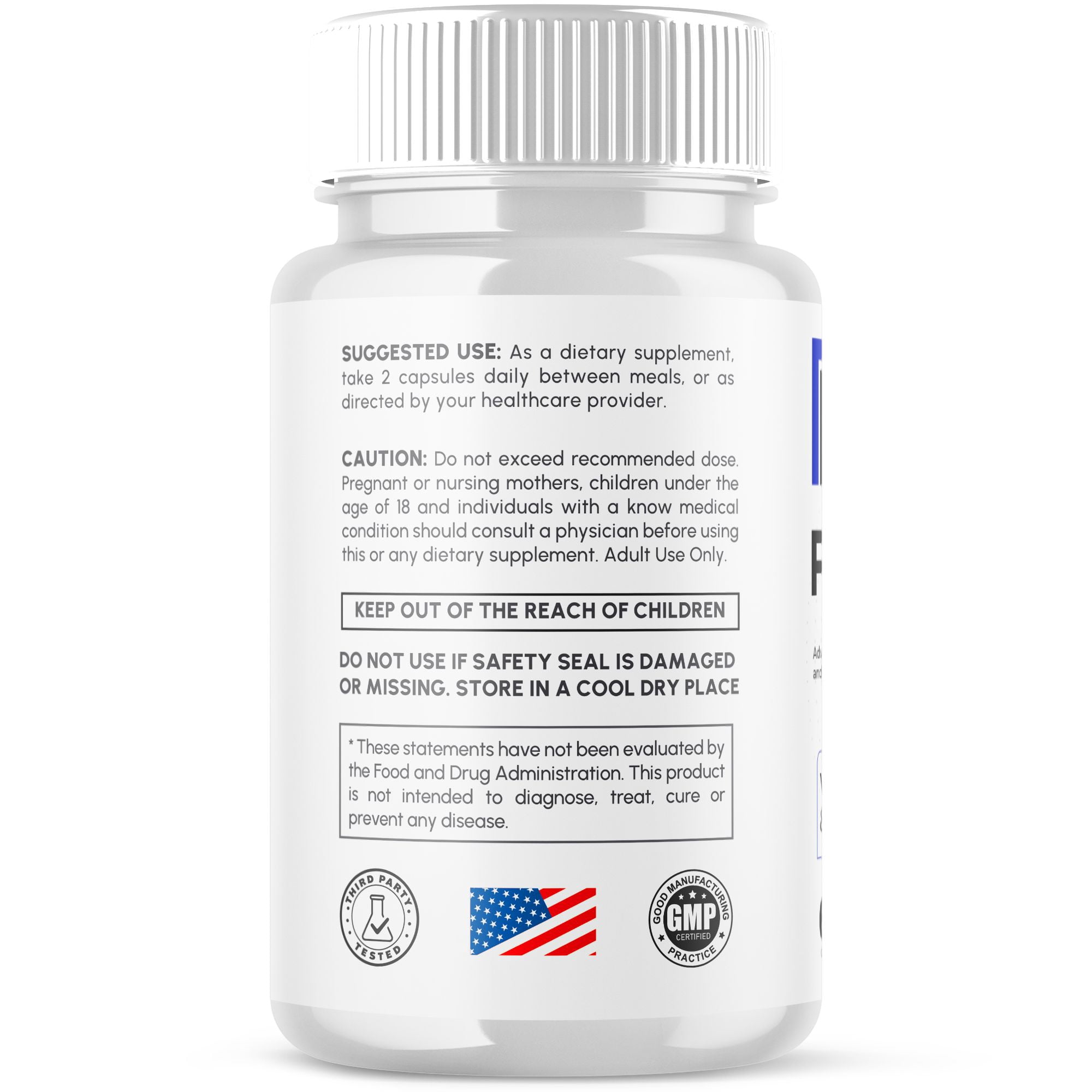 Prime Pulse Advanced Formula Pills All Natural Vitamin Supplement PrimePulse 60 Capsules