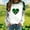 Shirts-118White, variant on LEKWK Womens Graphic T Shirts Pixelated Checkered Heart Round Neck Long Sleeve St Patricks Day Shirt Green Plaid Patchwork Color Block Festival Top