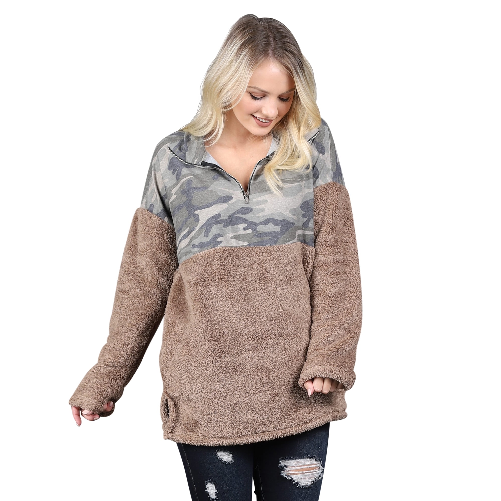 fuzzy sweatshirt walmart