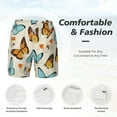 thumbnail image 5 of Lsque Mens Swim Trunks Butterflies Pattern - Bathing Suit Compression Liner - Beach Swim Shorts Swimwear - (S-3XL) - Stretch Quick Dry -XX-Large, 5 of 9
