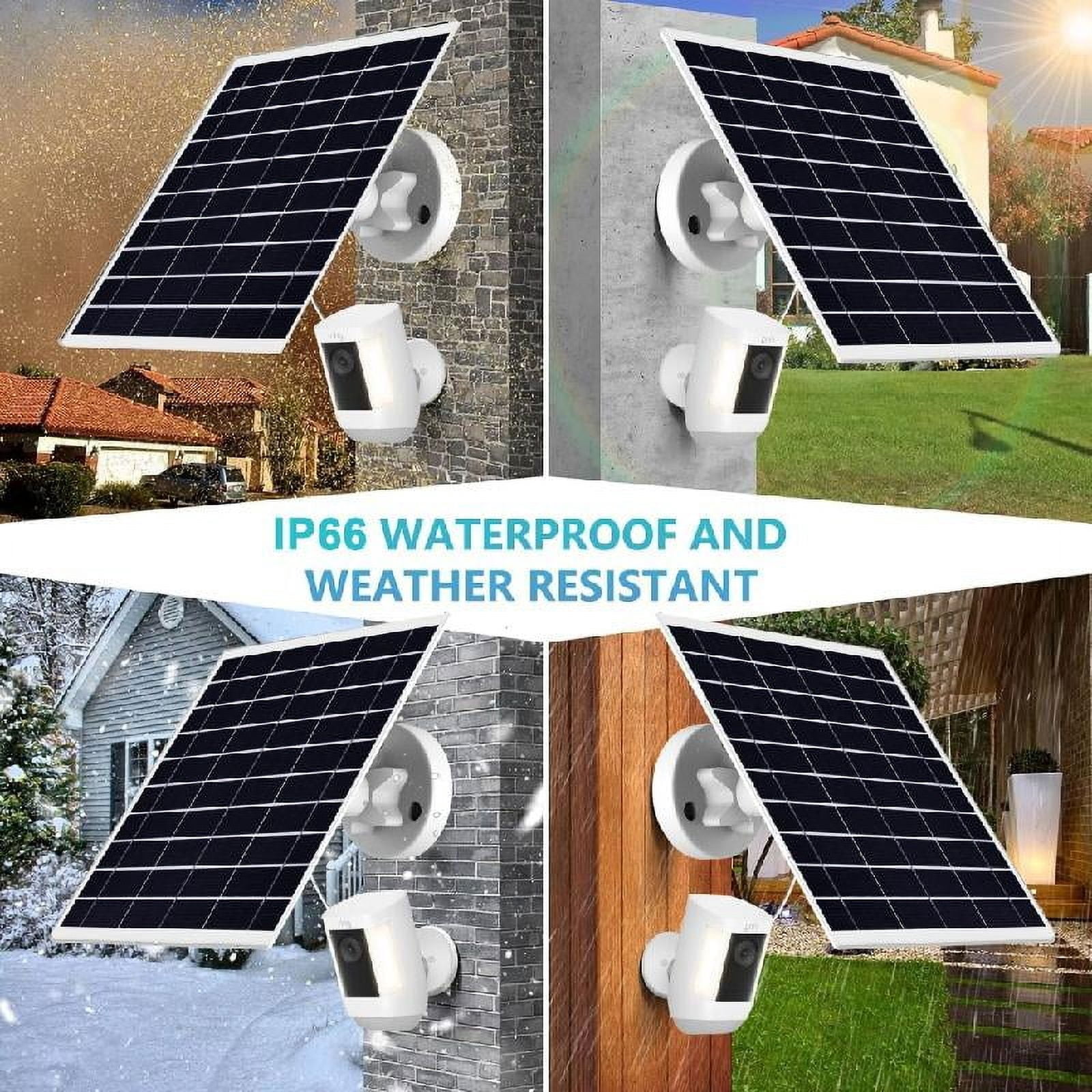 Zeiwohndc 100W Solar Powering Stable Solar Panel for Outdoor Surveillances & Utilities