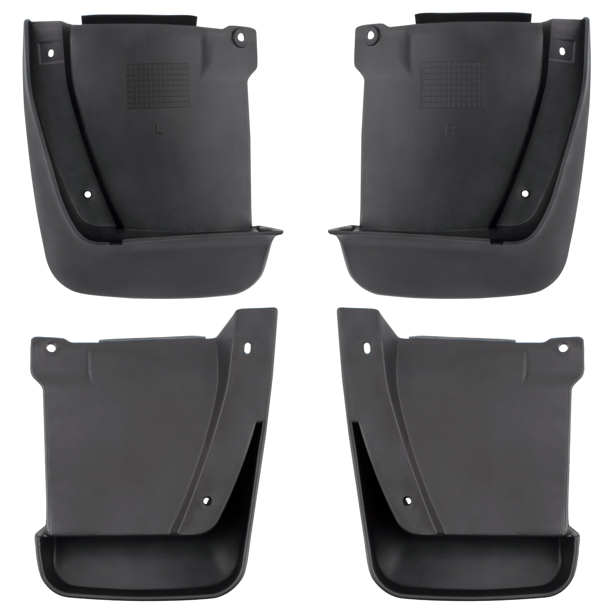 BOXI (Set of 4) Front and Rear Side Mud Flaps Splash Guards Mudflaps Fits for Honda Accord 2003 2004 2005 2006 2007 Sedan 4-Door (Not fit Side Skirts) | Replaces OE# 08P08-SDA-100 08P08SDA100