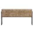 thumbnail image 3 of Uttermost Nevis Contemporary Wood and Metal Console Table in Oatmeal and Gray, 3 of 10