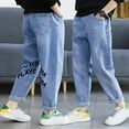thumbnail image 2 of RUTAYY Toddler Boys Girls Jeans Boys Children Casual Fashion Personalized Jeans Leisure Pants, 2 of 4