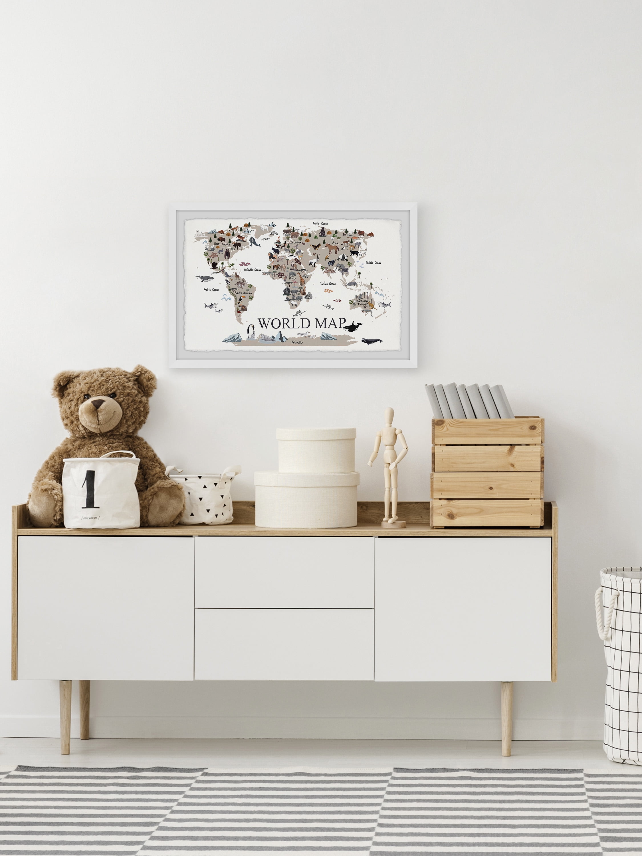 Marmont Hill Find the Animals Framed Wall Art