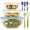 3-piece Mixing Bowl Set, variant on HRWGMUKVBG 3-piece Mixing BowlGlass Salad Bowl With Airtight Lids Vertical Striped Stackable Mixing Bowls For Kitchen Food Prep Baking Fruit Salad Transparent Serving