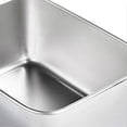 thumbnail image 2 of 304 Stainless Steel Rectangular Fruit and Vegetable Tray, 600ml, 13.5 x 10.5 x 5.5cm, Dishwasher Safe, 2 of 4