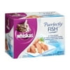 (10 Pack) Whiskas Purrfectly Fish Variety Pack Wet Cat Food, 3 oz. Pouches