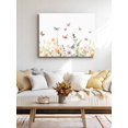 thumbnail image 4 of Spring Floral Wall Art for Living Room,Canvas Picture Wall Decor for Bathroom Bedroom,Butterfly Summer Botanical Watercolor Painting Artwork for Office Kitchen Hallway Dining Room Home Decor 20"x24", 4 of 8