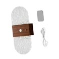 thumbnail image 4 of Aplique pared moderno, ajustable, inalámbrico, acrílico, LED, lámpara pared, para noche, escalera, cocina, baño, interior. Veta de madera de nogal, 4 of 7