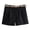 Black, variant on Womens Fashion Dressy Shorts Belted High Waisted Shorts Loose Casual Work with Pockets White XS