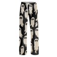 thumbnail image 4 of Fabrcox Halloween Womans Pajama Pants Funny Ghost Pumpkin Candy Women Sleep Pants Fall Winter Festival Comfy Womens Lounge Pants M, 4 of 5