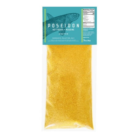 Poseidon Bottarga Grated From Sardinia Made In Italy 1.76 Oz [50g]