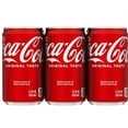 thumbnail image 2 of 24 Mini Cans Of Variety Soda, 4 Flavors, 6 Coke Classic, 6 Pepsi Real Sugar, 6 Sprite, 6 Fanta Orange, 7.5 Fl Oz, 2 of 3