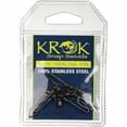 Krok® Size 10 Stainless Steel Snap Swivels 5 ct Pack