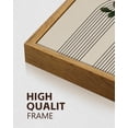 thumbnail image 5 of Drsoum Bohemia Decor 16x24in3pcs Natural Framed Modern Prints Abstract with Green Leaf Wall Printing Bedroom Living Room Decor, 5 of 6