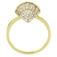 thumbnail image 3 of Rings for Women Gold 316L Stainless Steel DA359 - AAA Grade Cubic Zirconia in Clear, 3 of 5