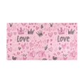 thumbnail image 2 of Haosy Doodle Love Hearts Crowns Bathroom Rugs Non Slip Absorbent Soft Plush Quick Dry Bath Mat, 39"x20", 2 of 8