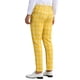 thumbnail image 3 of Pantalones de cuadros INSPIRE CHIC para hombre, corte recto y plano, 34 amarillo, 3 of 5