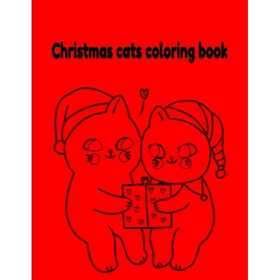 Christmas cats coloring book (Paperback)