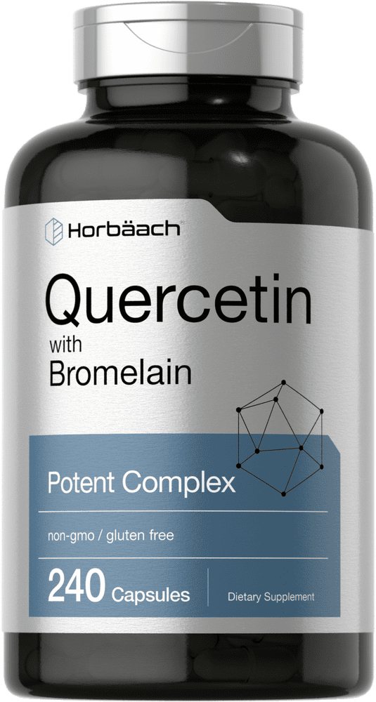 Quercetin Bromelain Supplement | 240 Capsules | by Horbaach - Walmart.com