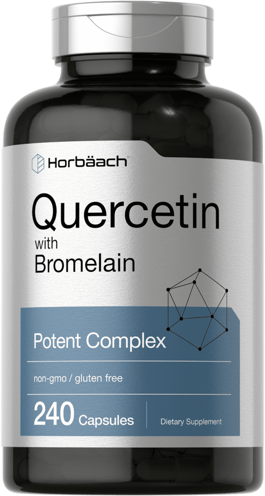 Quercetin Bromelain Supplement 240 Capsules by Horbaach