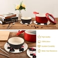 thumbnail image 4 of SKYSONIC Cute Valentine Black Cat Pot Holders Trivets, 2 Pcs Heat Resistant Trivets, Cotton Thread Weave Mats for Hot Pads Pans Pot Bowl Teapot for Kitchen Decor, 4 of 7