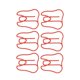 thumbnail image 3 of 100PCS Paper Clips Metal Multifunctional Paper Memo Clip Portable Office Clips for Document Red, 3 of 3