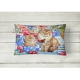 thumbnail image 2 of Carolines Treasures CDCO0200PW1216 Blue Cats Fabric Decorative Pillow, 2 of 3