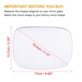thumbnail image 3 of Coche Retrovisor Derecho Calefacción Espejo Vidrio con Respaldo Placa 31297396, 3 of 8
