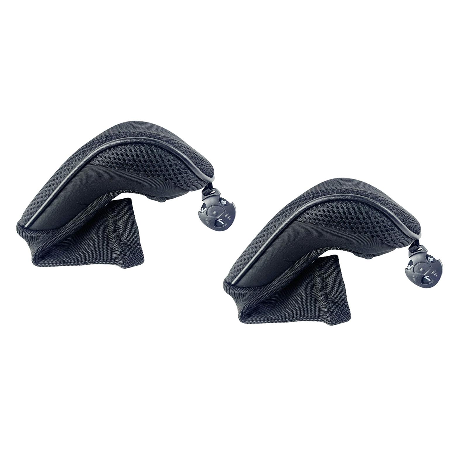 2 Pieces Golf Hybrid Club Cover Protective Sleeve Wear Resistant Polyester Golfers Portable Training Supplies