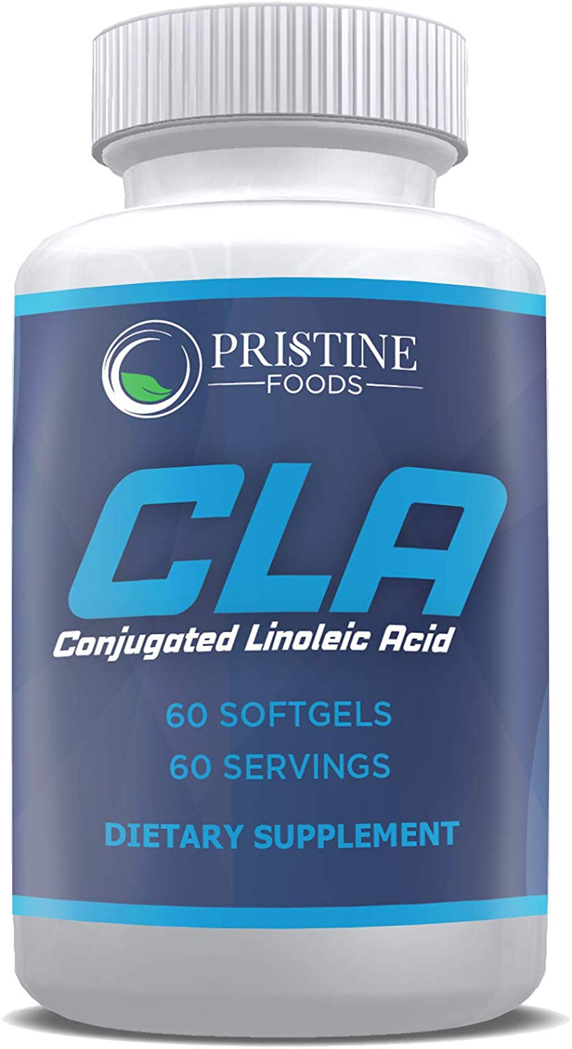 Pristine Foods CLA Conjugated linoleic acid 1000mg Weight Management, Belly Fat Burner, Retain
