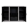 thumbnail image 4 of Furniture of America Vando Industrial Wood Multi-Storage Buffet in Black, 4 of 5