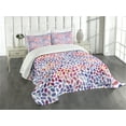 thumbnail image 3 of Ambesonne Abstract Quilted Bedspread Set 3 Pcs, Trippy Funky Sketchy, Queen Size, Multicolor, 3 of 5