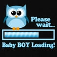 thumbnail image 2 of CafePress - Cute Owl Baby Boy Loading Maternity T Shirt - Maternity Dark T-Shirt, 2 of 3