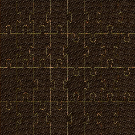Ahgly Company Indoor Square Patterned Night Black Area Rugs, 7' Square