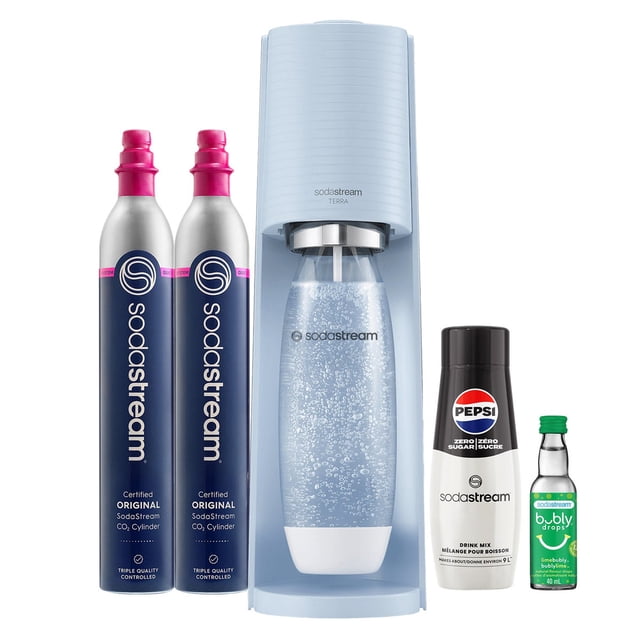 SodaStream Terra Sparkling Water Maker Blue