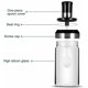 thumbnail image 5 of Botella hermética para condimentos y almacenamiento en la cocina, incluye cuchara, tarro de especias de vidrio con tapa, 5 of 6