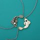 thumbnail image 2 of Collar de Pareja Yin Yang 2 Collares de Pareja Lucky Fish (blanco y negro), joyas para él y ella, novio y novia, 2 of 5