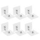 thumbnail image 1 of Kit de 6 anclajes adhesivos antivuelco para muebles, ideal para estanterías, aparadores y armarios, ideal para la seguridad infantil y la protección del hogar, 1 of 7