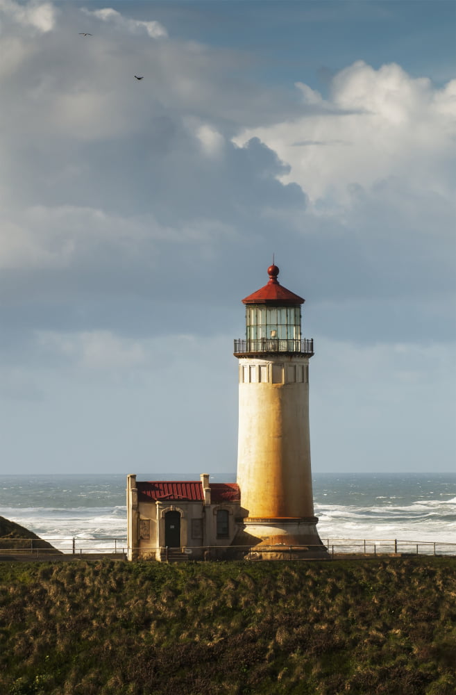 North Head Lighthouse in Ilwaco Available as a limited edition high quality Glicee' print. Washington