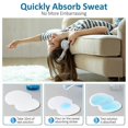 thumbnail image 3 of Armpit Sweat Pads, Underarm Sweat Pads for Women and Men [100 PCS], Disposable Sweat Pads for Sweating, 3 of 5