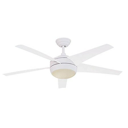 Home Decorators 52 Windward Iv White Ceiling Fan With Remote Contro And Light Kitl