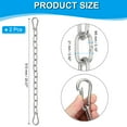 thumbnail image 2 of Uxcell Fitness Chain Porch Hanging Swing Chair Chain Heavy Duty Fitness Extension Kit Silver 3/16 x 20", 2 of 7