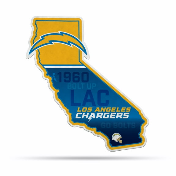 La Chargers 18" State Shape Pennant