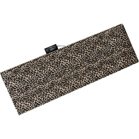 Motor Heated Massage Mat - Relaxzen 60-290804LP Massage Mat, Leopard Print