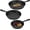 15cm/20cm/25cm, variant on Cast Iron Skillet - 6/8/10 inch(15/20/25cm) Pre-Seasoned Frying Pan, Pour Spouts, for Oven, Stovetop, Grill & Campfire, , Heavy-Duty, Even-Heating Cookware