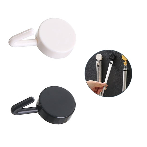 Cateissary 10 Uds. De ganchos de almacenamiento, colgadores para el hogar, llavero sin rastro, sombrero, bufanda, bolso, ganchos autoadhesivos para el Almacenamiento y organización del hogar No.02 Cateissary HA001787-02B