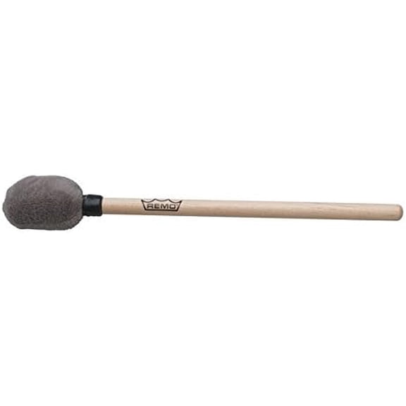 Mallet, Single, Flat Head, 1/2" x 12", Wood Handle, Soft Foam, Thick Velvet Cover, Gray